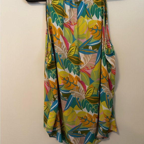 Rose & Olive tropical sleeveless top - Picture 4 of 4